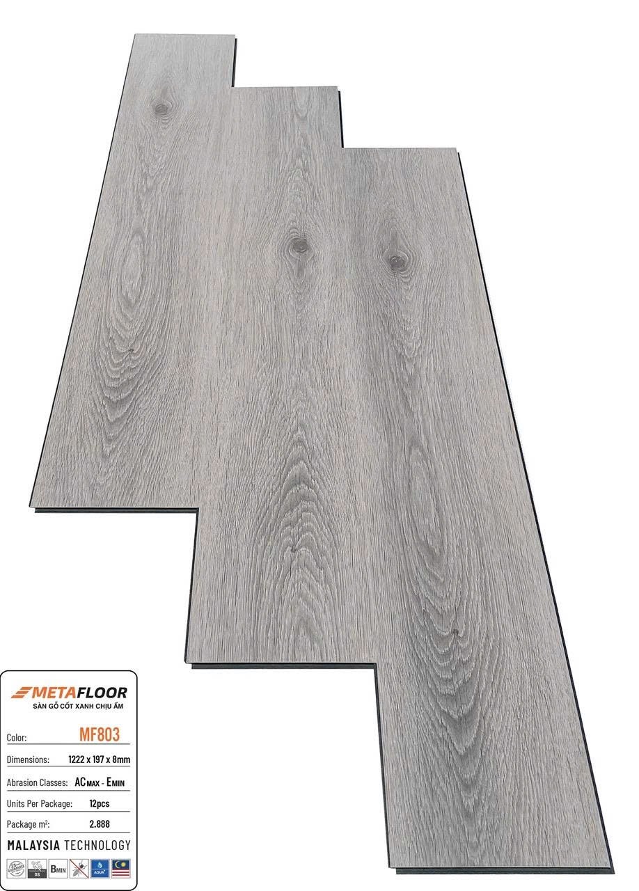 Sàn gỗ cốt xanh Metafloor 8mm mã MF803