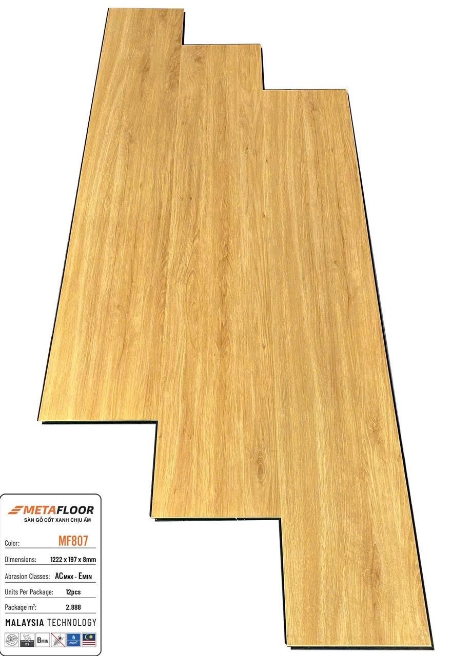 Sàn gỗ cốt xanh Metafloor 8mm mã MF807