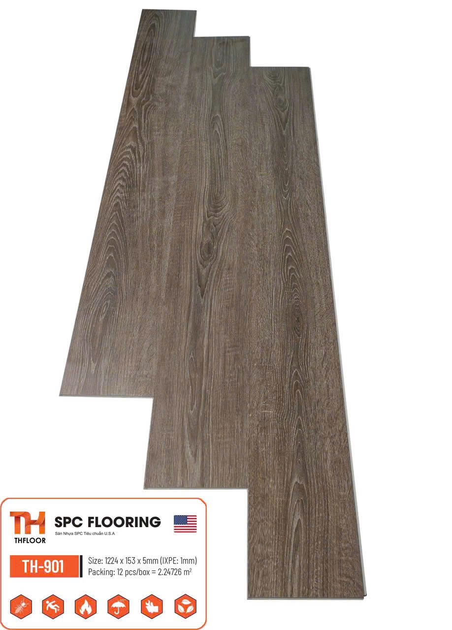 Sàn nhựa THfloor 5mm mã TH-901