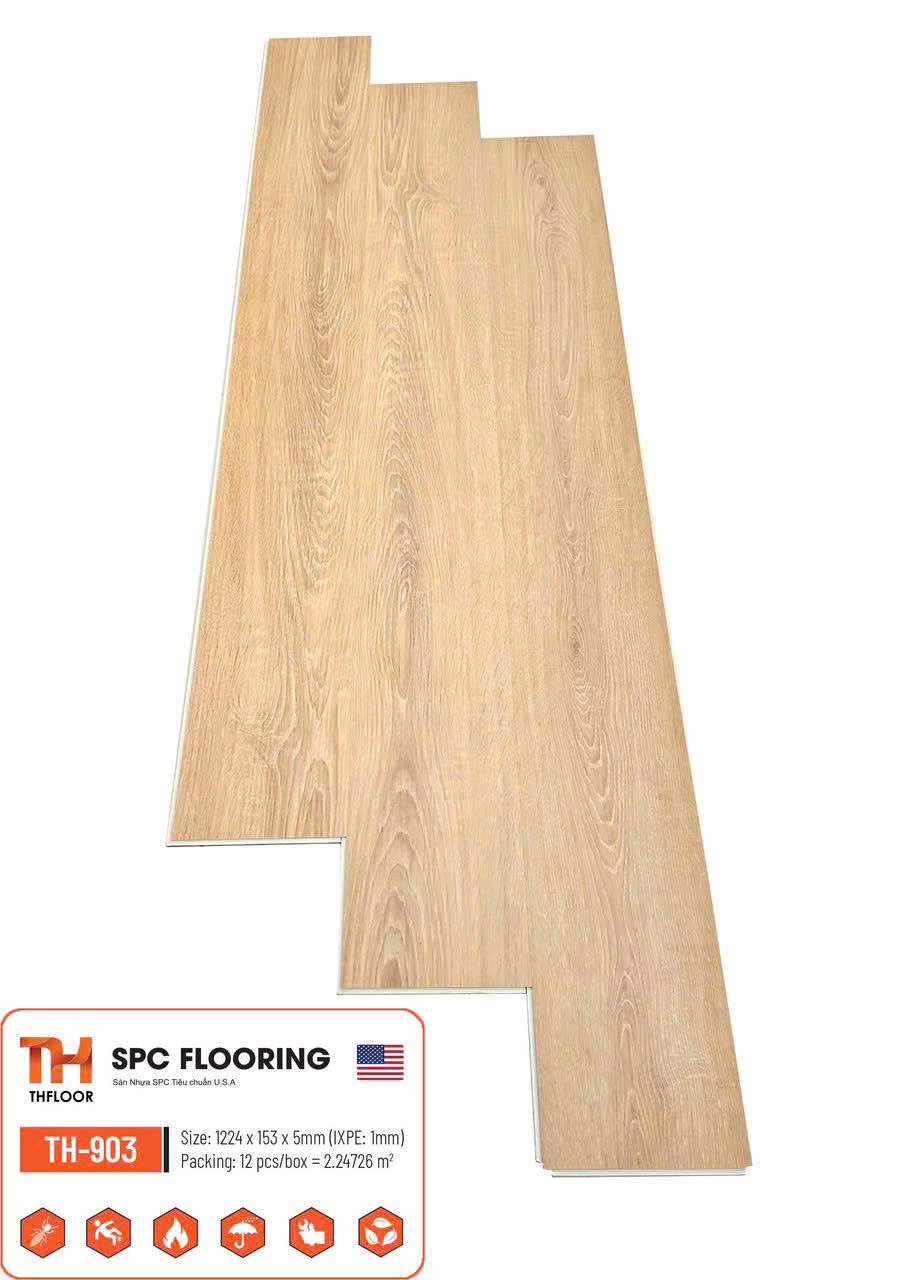 Sàn nhựa THfloor 5mm mã TH-903