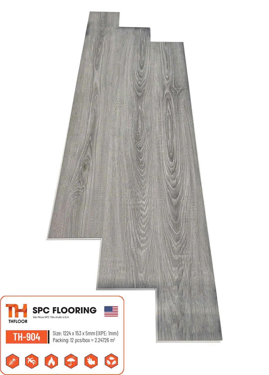 Sàn nhựa THfloor 5mm mã TH-904