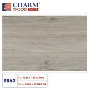 Sàn gỗ Charmwood cốt xanh 8mm mã E862