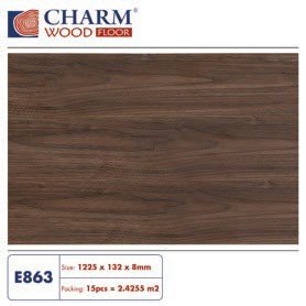 Sàn gỗ Charmwood cốt xanh 8mm mã E863