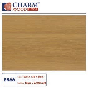 Sàn gỗ Charmwood cốt xanh 8mm mã E866