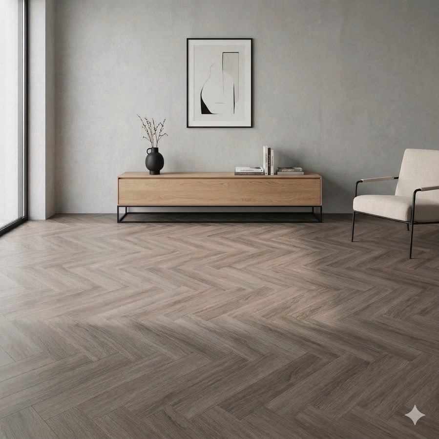 Sàn gỗ Charmwood cốt xanh 8mm xương cá