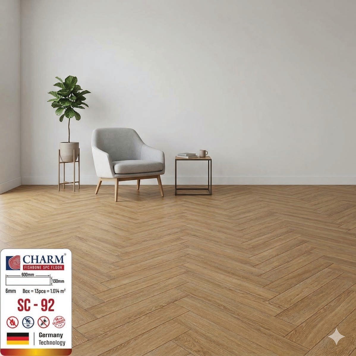 Sàn nhựa Charmwood SPC 6mm