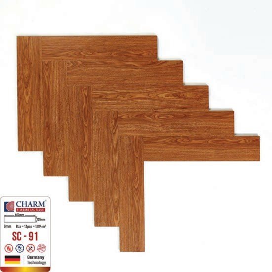 Sàn nhựa Charmwood SPC 6mm mã SC 91