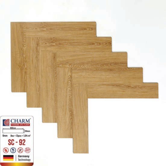 Sàn nhựa Charmwood SPC 6mm mã SC 92