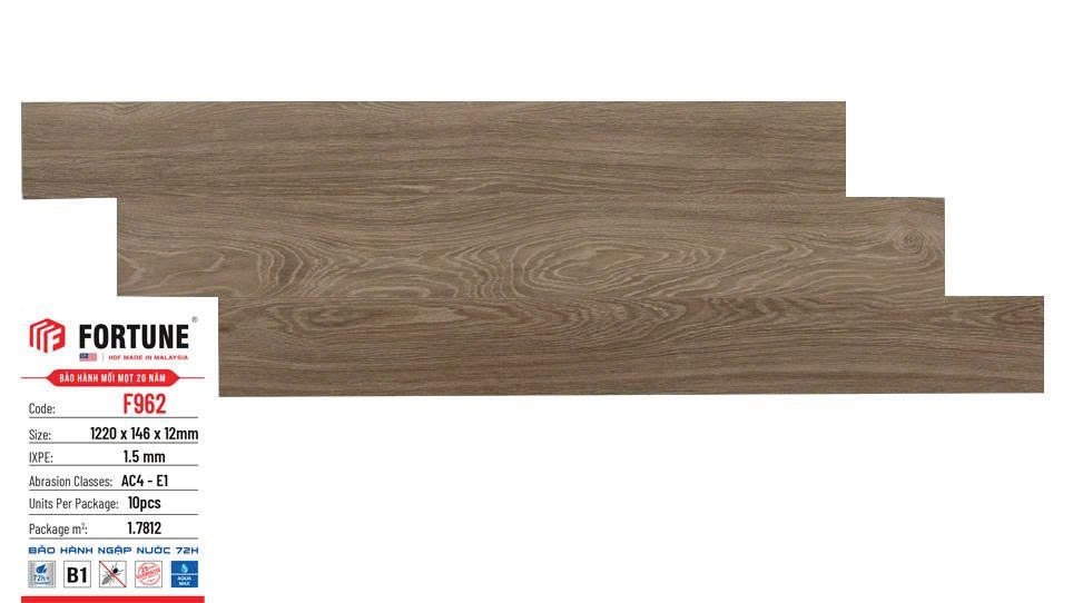 Sàn gỗ Fortune 12mm mã F967