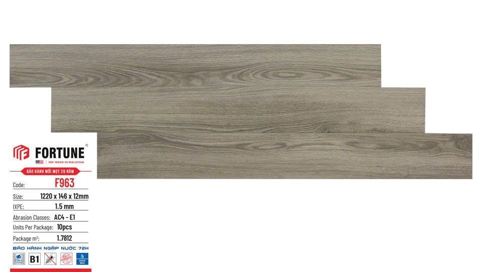 Sàn gỗ Fortune 12mm mã F968