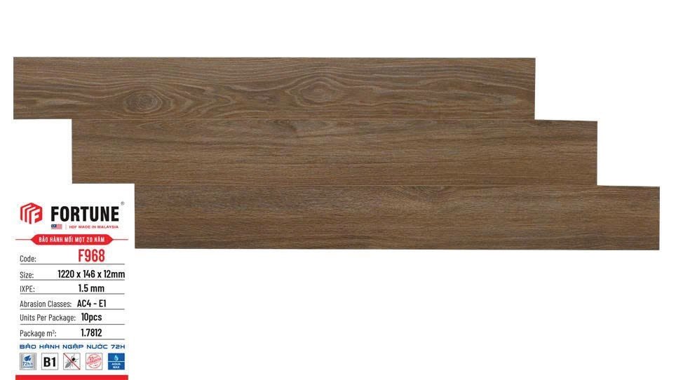 Sàn gỗ Fortune 12mm mã F970