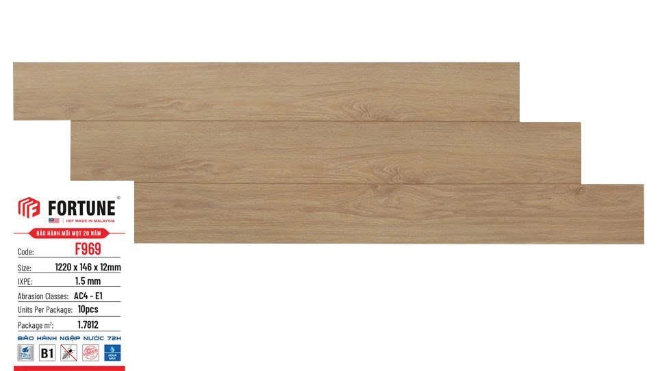 Sàn gỗ Fortune 12mm mã F971