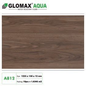 Sàn gỗ cốt xanh Glomax Aqua 12mm mã A813