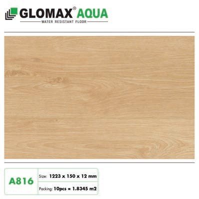 Sàn gỗ cốt xanh Glomax Aqua 12mm mã A817