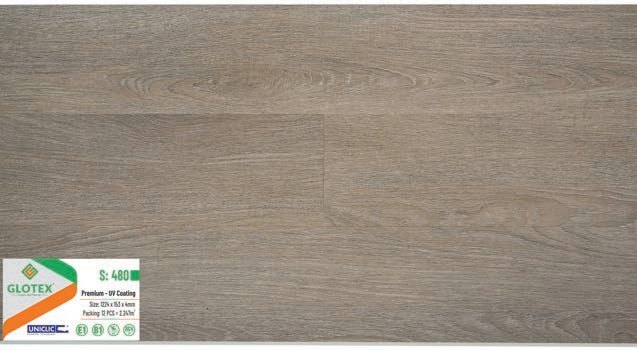 Sàn nhựa Glotex 4mm mã S480
