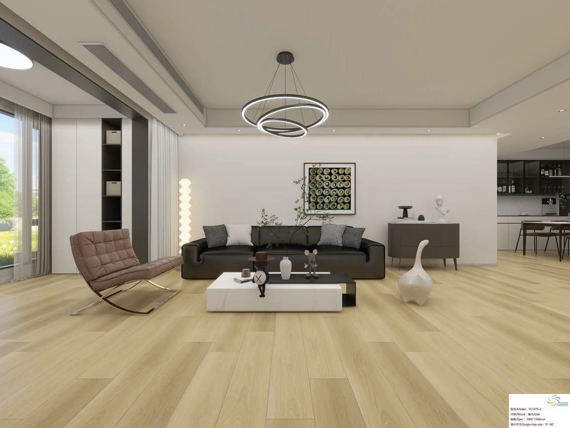 Không gian nội thất sử dụng sàn gỗ Charmwood